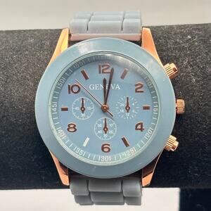 Blue & Gold Men's Watch